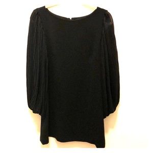 WHBM chiffon sleeve dress